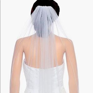 Brand new 36” beaded wedding veil